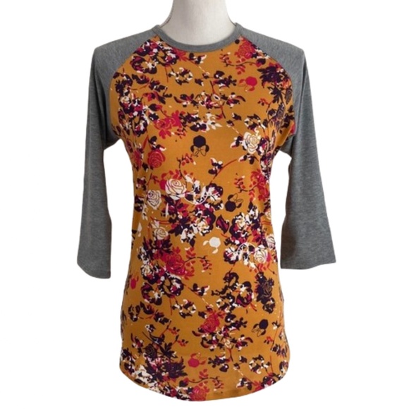 DISNEY LuLaRoe RANDY Minnie Mouse rose baseball XS - Picture 1 of 16